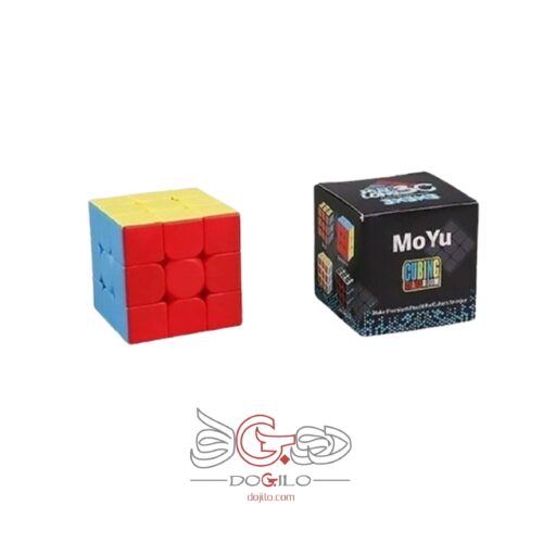 روبیک 3×3 مشکی آبی MoYu مدل حرفه‌ای خودرنگ خارجی - سرگرمی